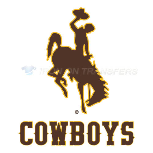 Wyoming Cowboys Logo T-shirts Iron On Transfers N7070 - Click Image to Close